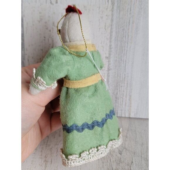 Kurt Adler Midwest Cannon vintage Easter chicken parcel felt ornament Xmas - Picture 3 of 5